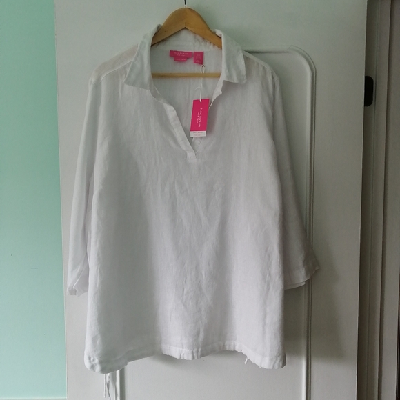 Isaac Mizrahi White Blouse - Picture 2 of 6